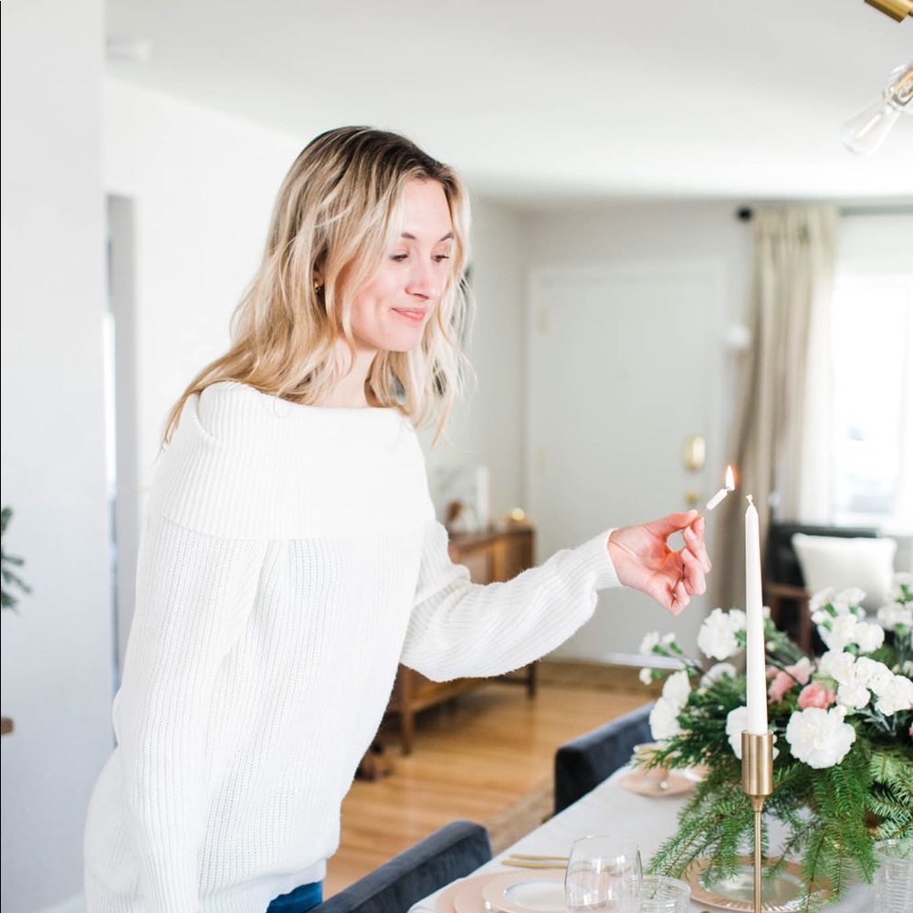 White sweater